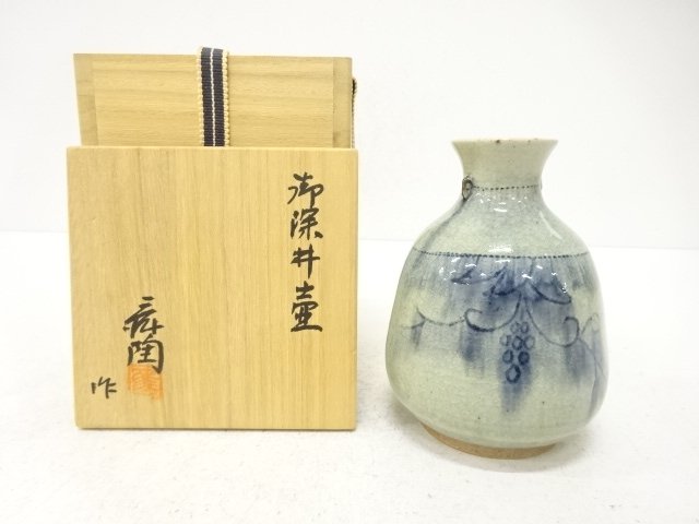 JAPANESE POTTERY BIZEN WARE SMALL JAR / ARTISAN WORK